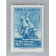 ARGENTINA 1957 GJ 1077a ESTAMPILLA NUEVA CON GOMA VARIEDAD CATALOGADA U$ 15